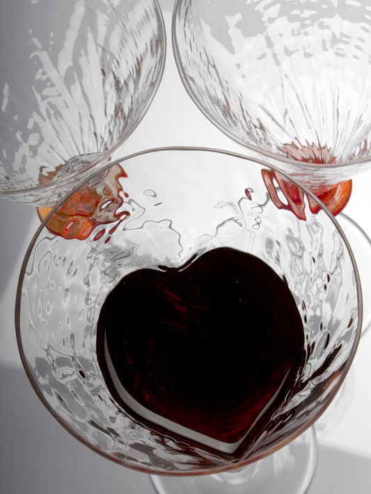 valentine glass detail